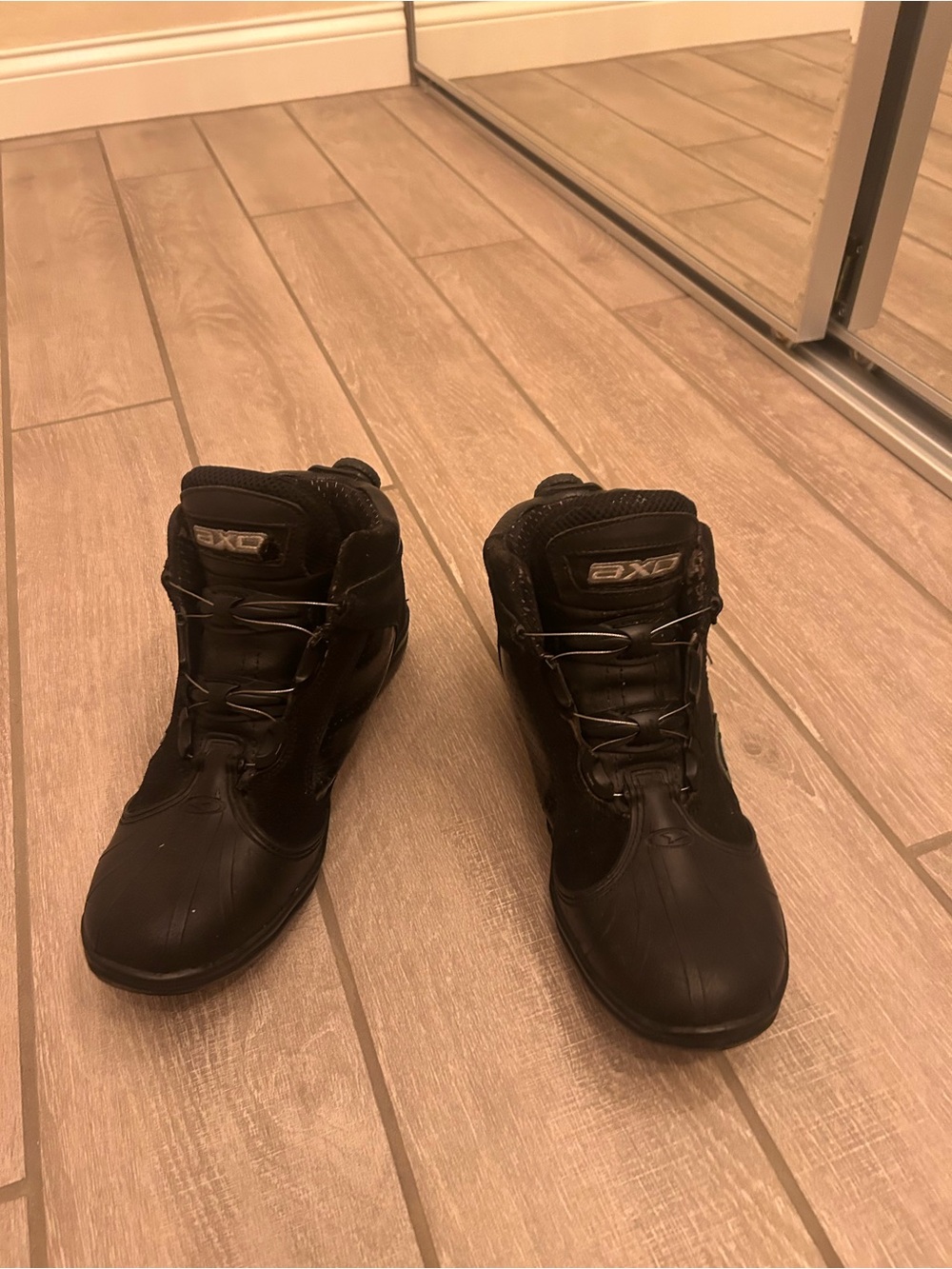 Men’s Black Motorcycle Riding Boots